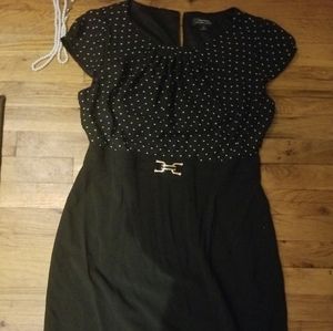 Black and white dress